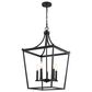 Vaxcel Cottage Grove 5-Light Lantern in Matte Black, , large
