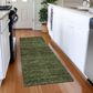 Dalyn Rug Company Soft Essentials Solid Olive 2"3" x 7"6" Indoor/Outdoor Runner, , large