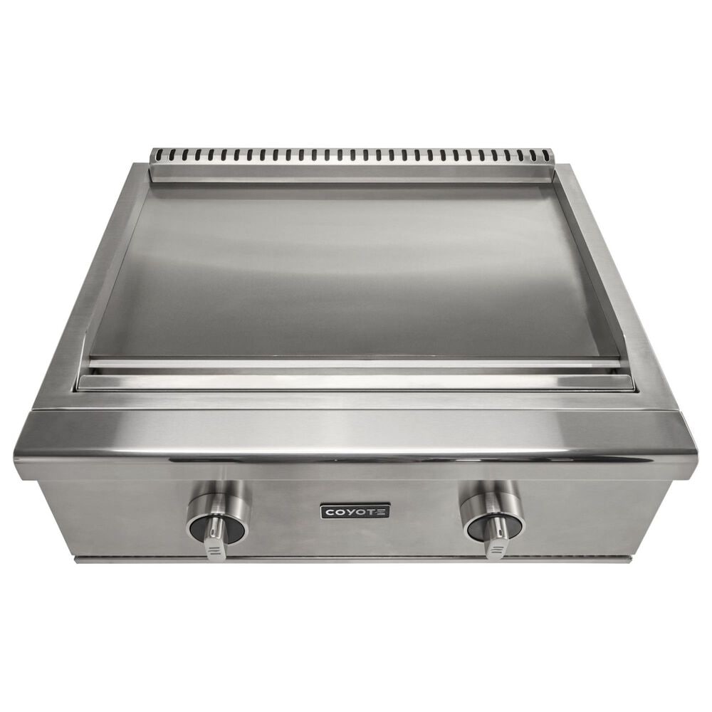 Coyote Outdoor 30" Built-In Liquid Propane Flat Top Grill in Stainless Steel, , large