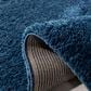Safavieh August Shag AUG900N 6"7" Square Navy Area Rug, , large