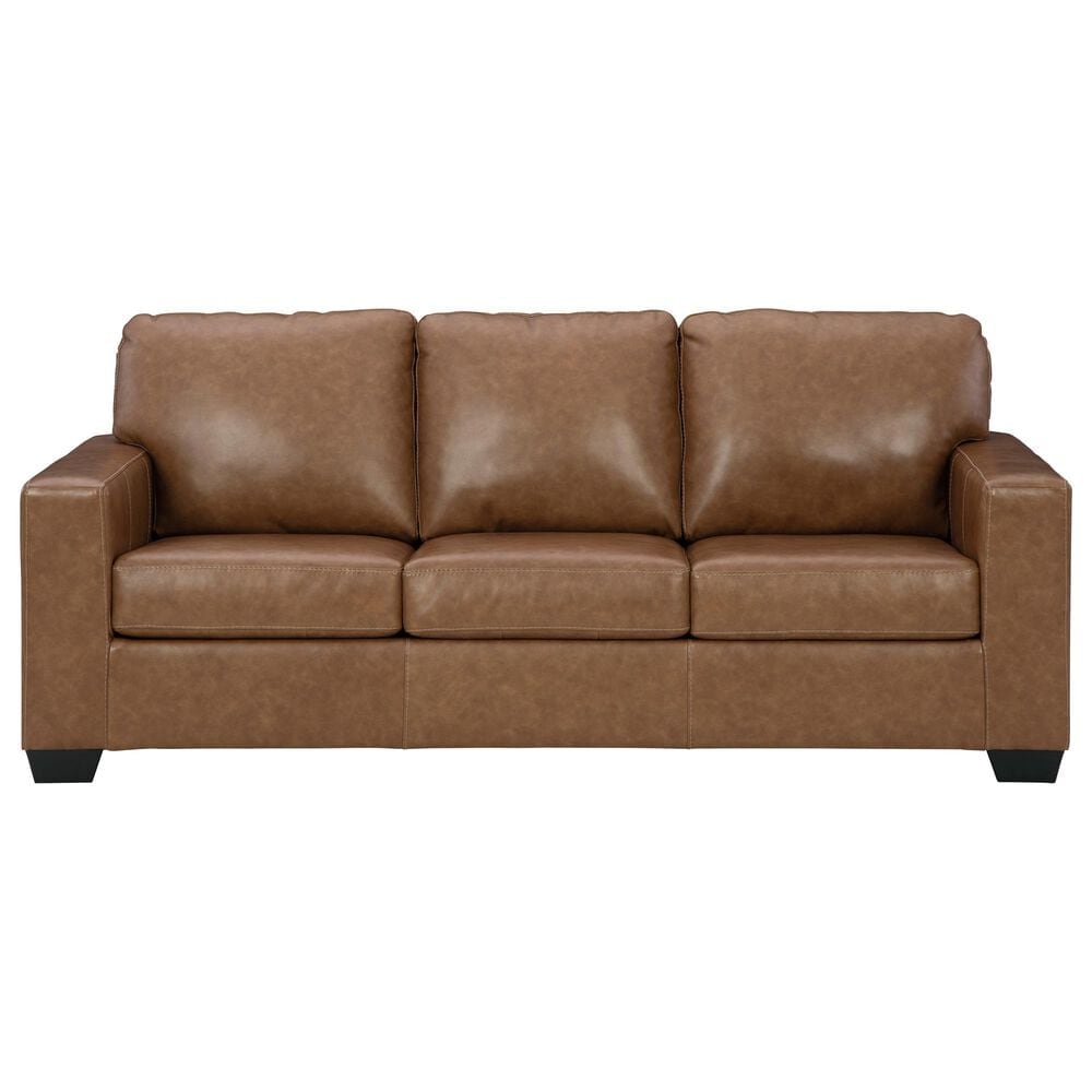 Ashley Bolsena Stationary Queen Sofa Sleeper in Caramel, , large