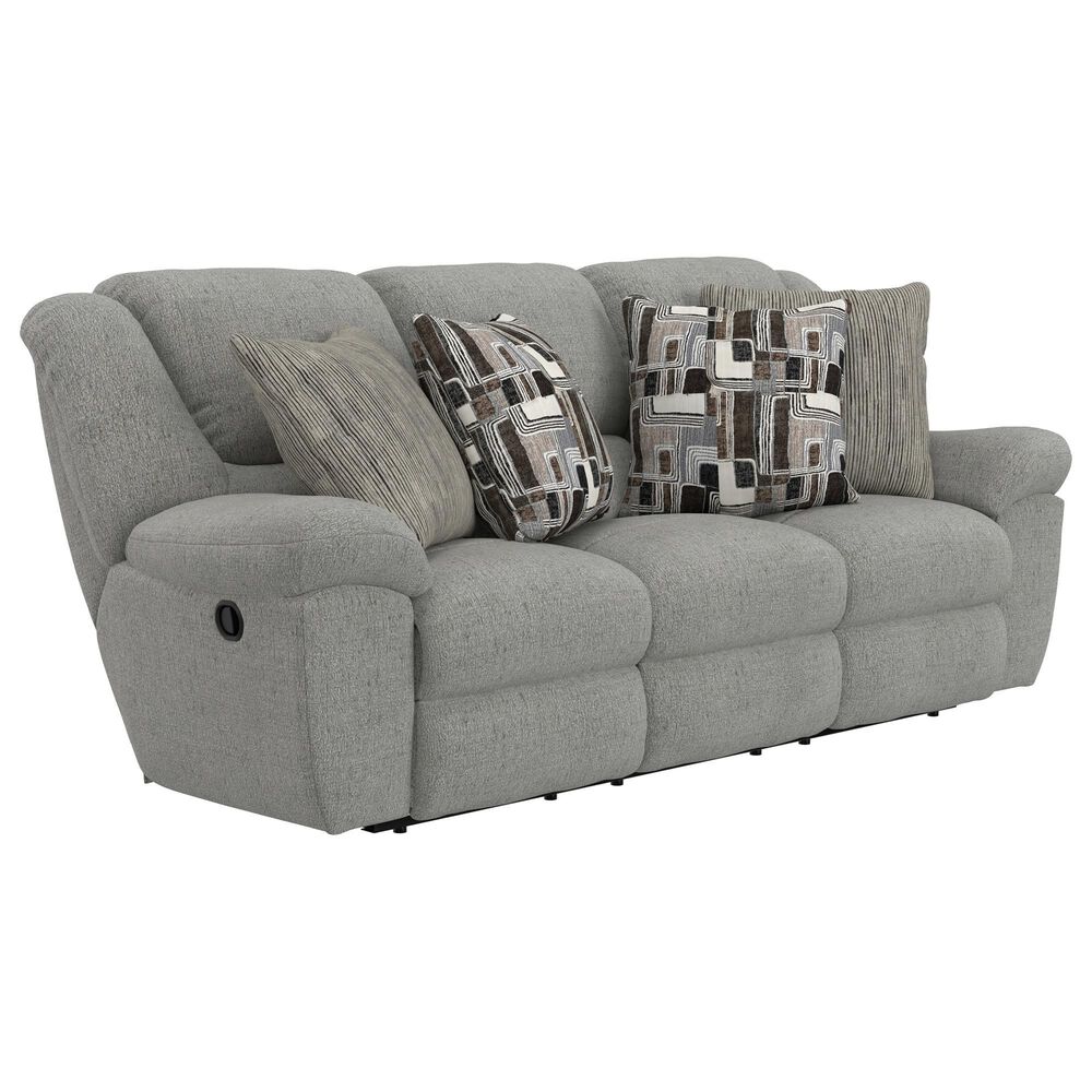 Catnapper Trifecta Manual Reclining Sofa with Drop Down Table in Nature, , large