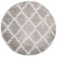 Safavieh Adirondack ADR120B 6" Round Silver and Ivory Area Rug, , large