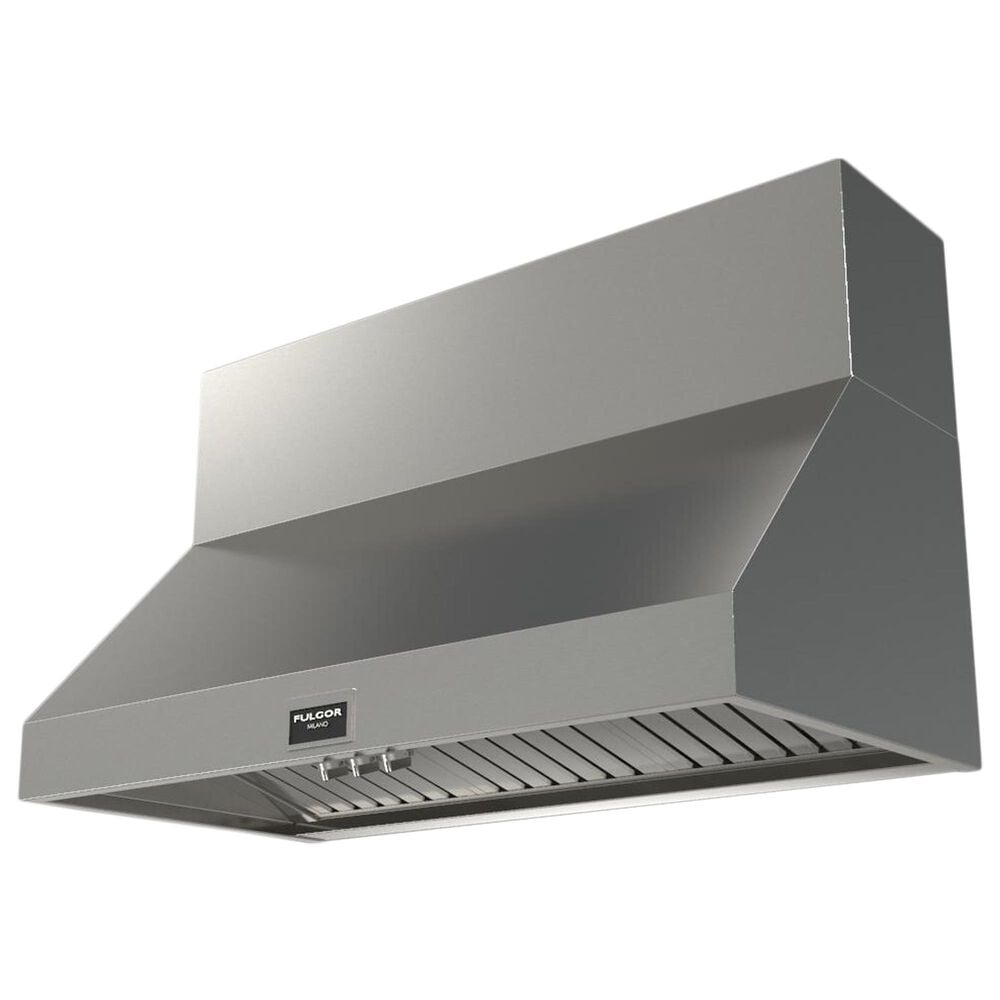 Fulgor Milano 600 Series 48" Pro Wall-Mount Range Hood in Stainless Steel, , large