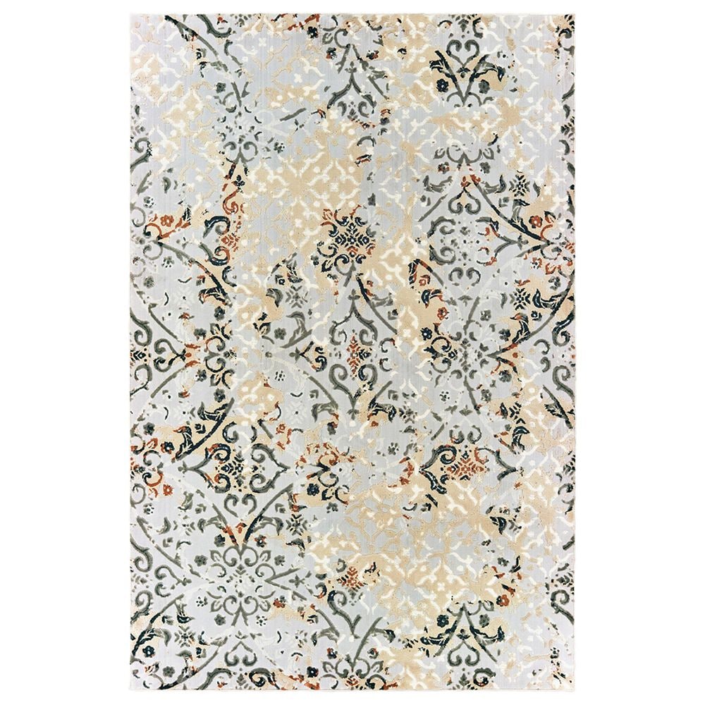 Oriental Weavers Bowen 108W 9"10" x 12"10" Grey Area Rug, , large