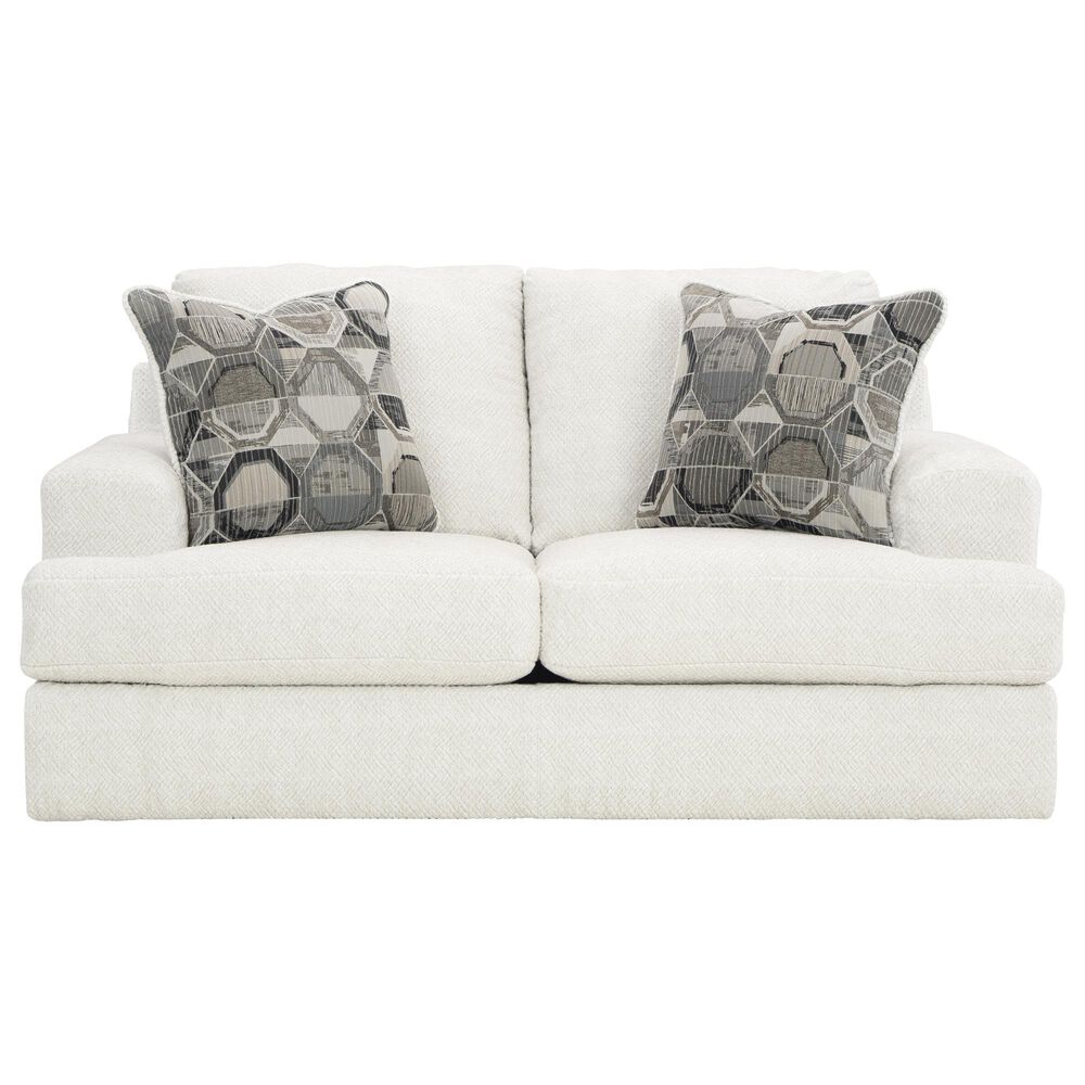 Ashley Karinne Stationary Sofa and Loveseat Set in Linen, , large