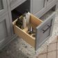 Kohler Quo 60" Double Bathroom Vanity in White with 3 cm Pure White Quartz Top and Oval Sinks, , large