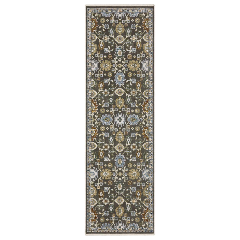 Oriental Weavers Keira Grey and Multicolor 2"3" x 7"6" Runner, , large