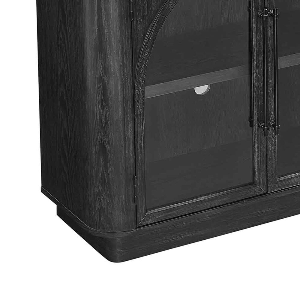 Wycliff Bay Harper 70&quot; Large TV Stand in Black, , large