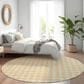 Dalyn Rug Company Marlo 6" Round Gold Indoor/Outdoor Area Rug, , large