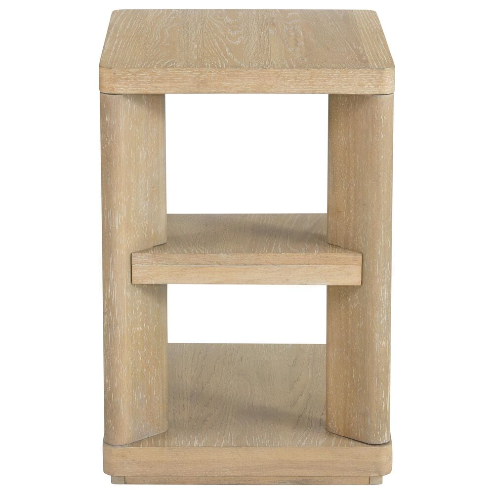Golden Wave Furniture Pacific Grove Chairside Table in Sand Dune, , large