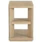 Golden Wave Furniture Pacific Grove Chairside Table in Sand Dune, , large