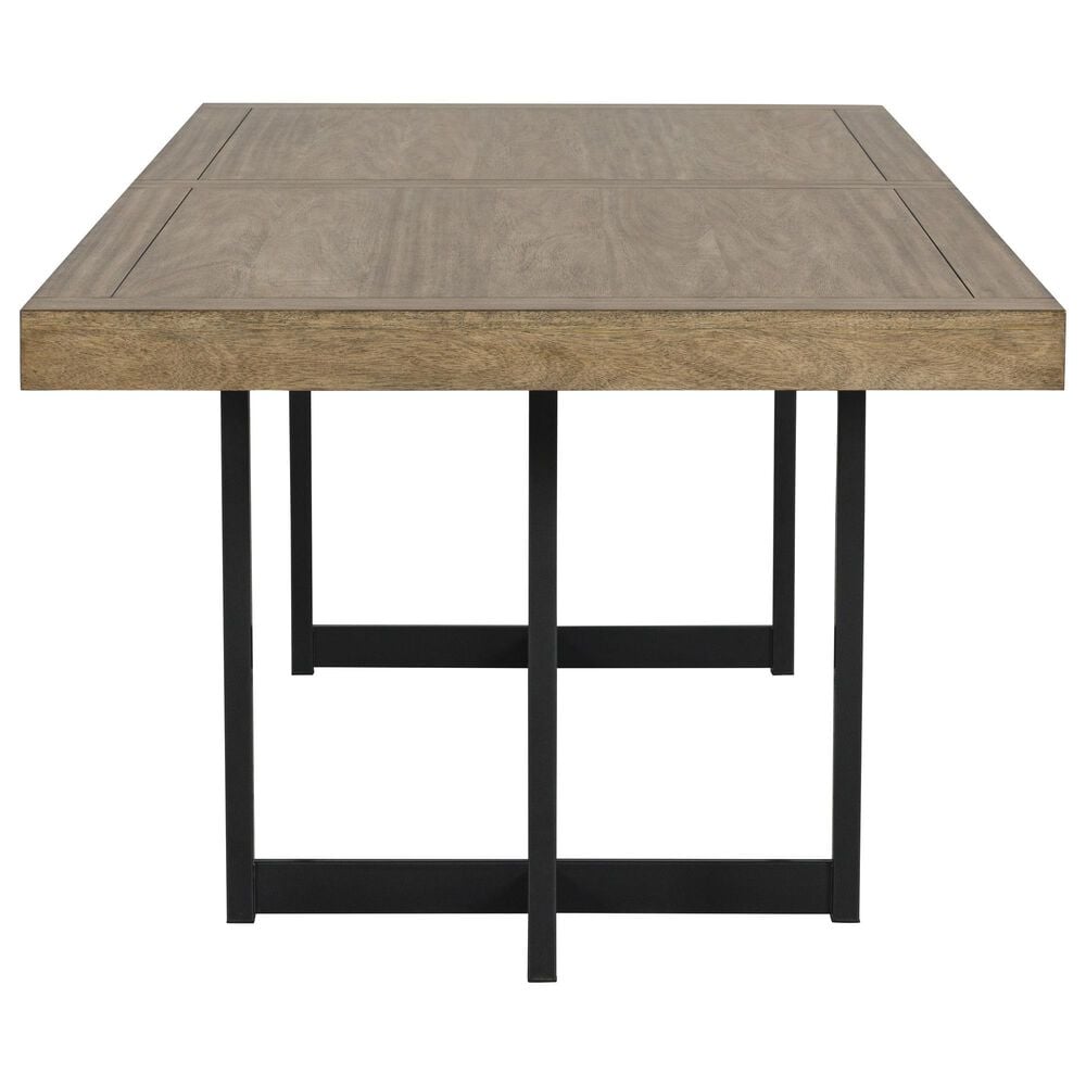 Ashley Tomtyn 7-Piece Dining Set in Light Brown and Gray, , large