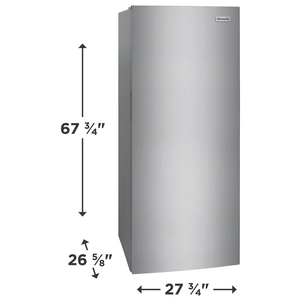 Frigidaire 16 Cu. Ft. Garage Ready Upright Freezer in Fingerprint-Resistant Stainless Steel, , large