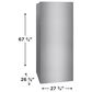 Frigidaire 16 Cu. Ft. Garage Ready Upright Freezer in Fingerprint-Resistant Stainless Steel, , large