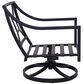 Gathercraft Charlotte Club Swivel Rocker w/ Cushion in Splendor Denim, , large