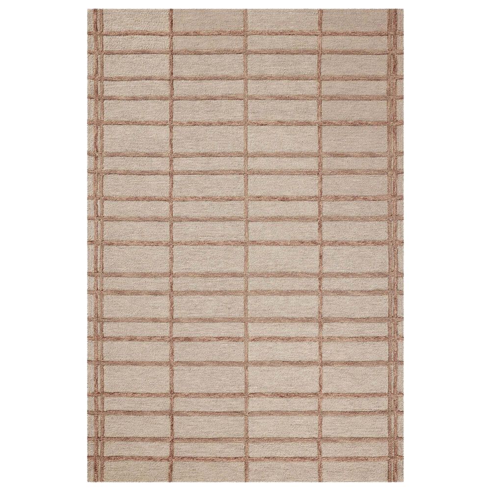 Chris Loves Julia x Loloi Bradley 7"9" x 9"9" Rose and Blush Area Rug, , large