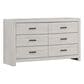 Pacific Landing Marion Dresser in Coastal White, , large