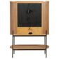 Furniture Worldwide Linnea Bar Cabinet in Natural Oak, , large