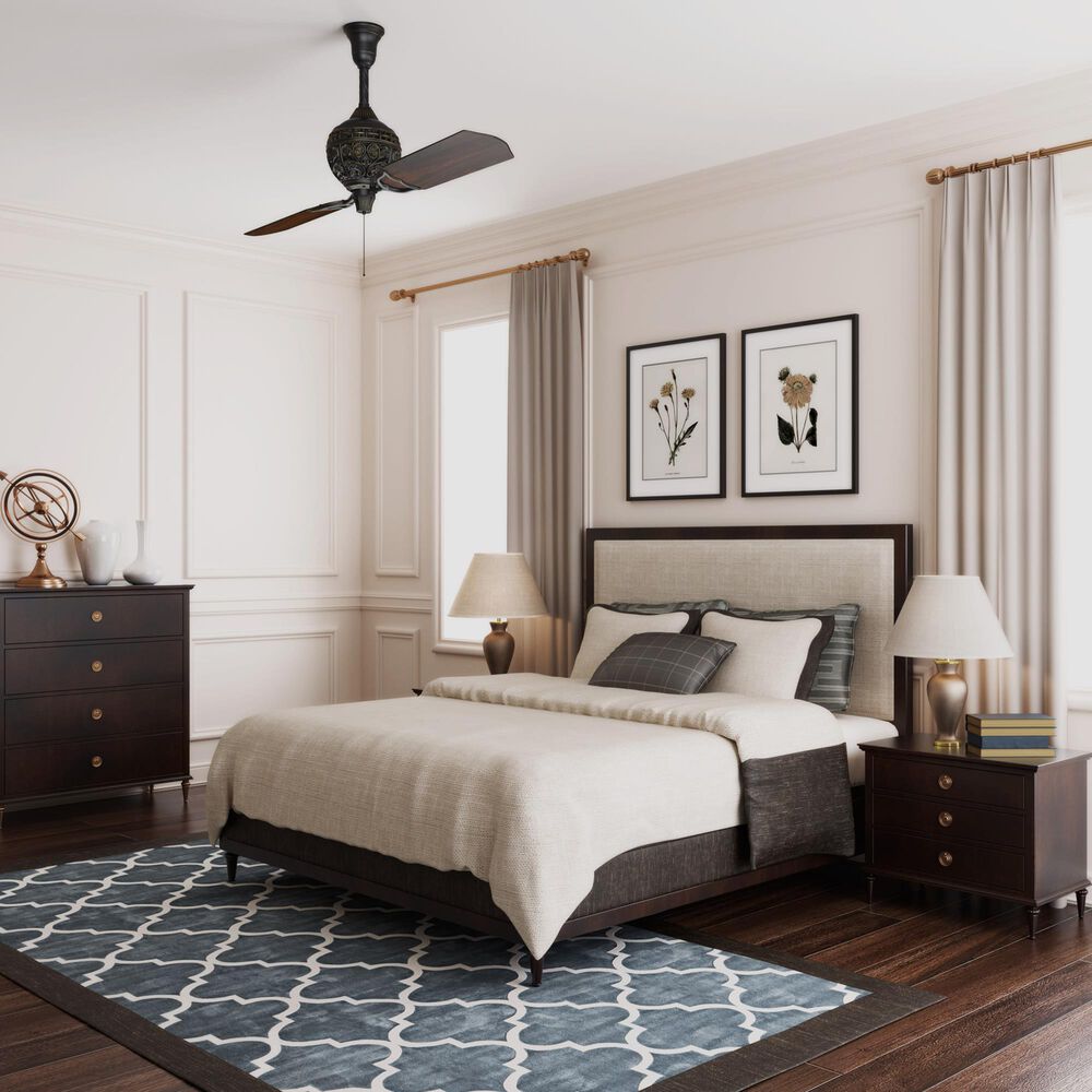 Hunter 1886 Limited Edition 60&quot; Ceiling Fan in Midas Black, , large