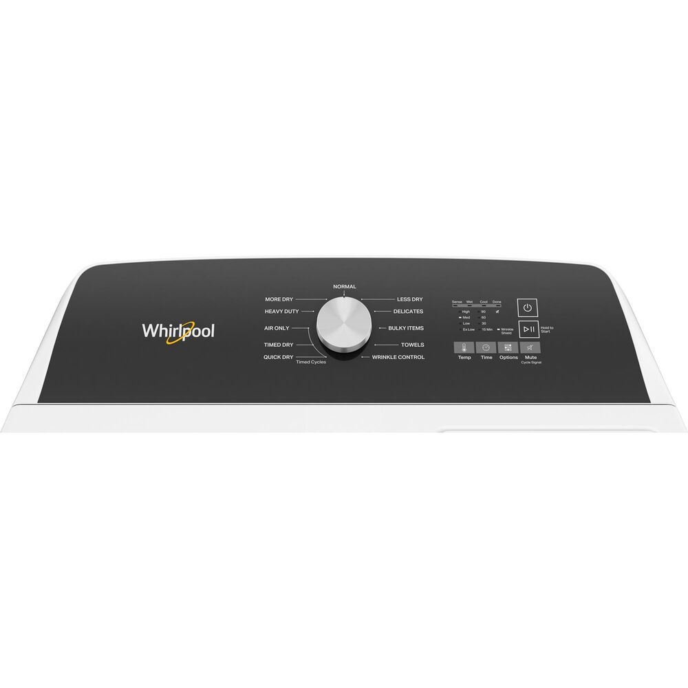 Whirlpool 7 Cu. Ft. Capacity Electric Moisture Sensing Dryer in White, , large