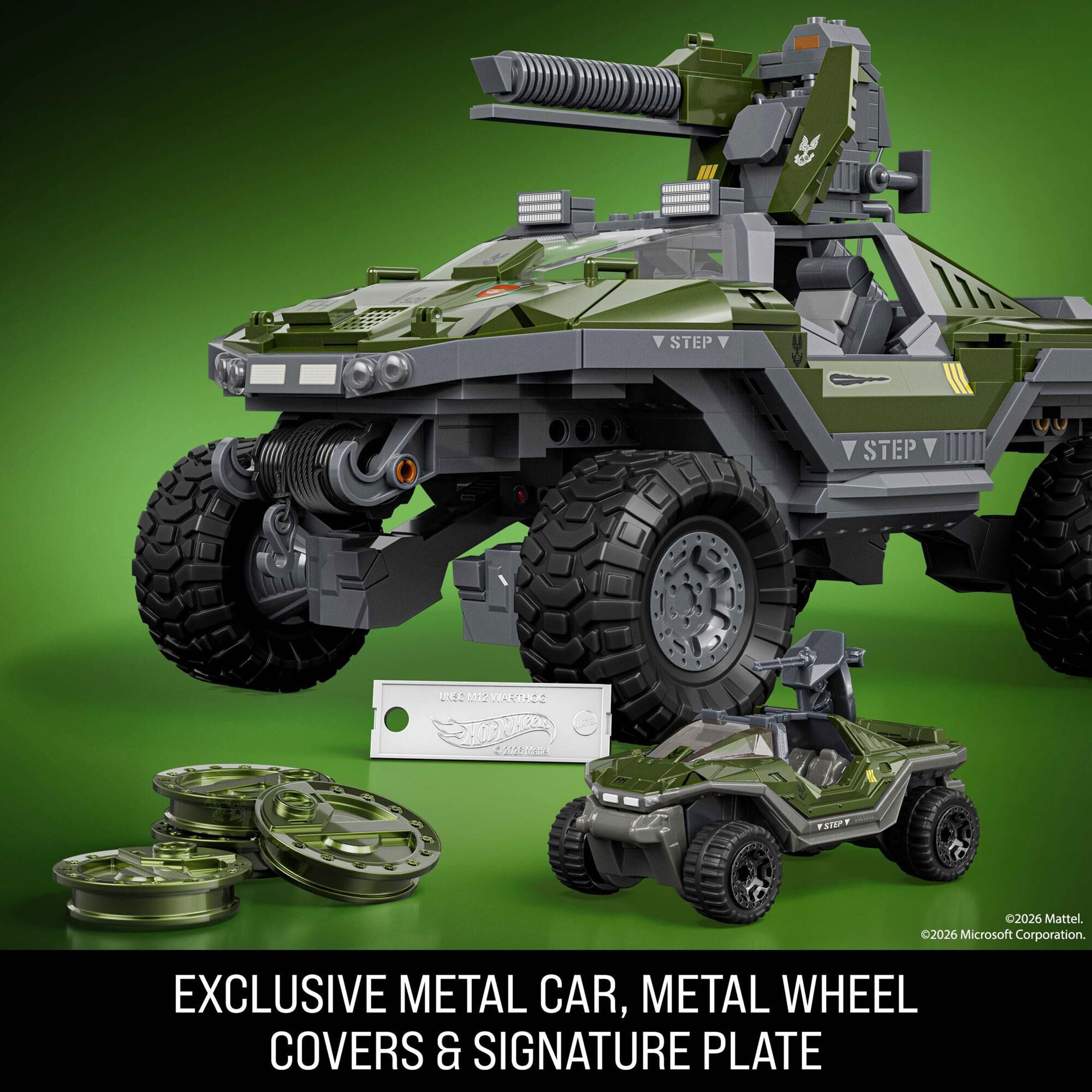 Hot Wheels Halo Warthog Building Toy Kit