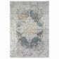 Surya Solar 10" x 14" Sky Blue, Charcoal, Light Gray, White and Saffron Area Rug, , large