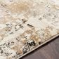 Surya Pune Light Beige, Tan, Dark Brown, Black and Charcoal 7"10" x 10"2" Area Rug, , large