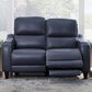 Ashley Mercomatic Power Reclining Loveseat with Adjustable Headrest in Ocean, , large