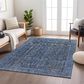 Dalyn Rug Company Karaj KJ3 10" x 14" Blue Indoor/Outdoor Area Rug, , large