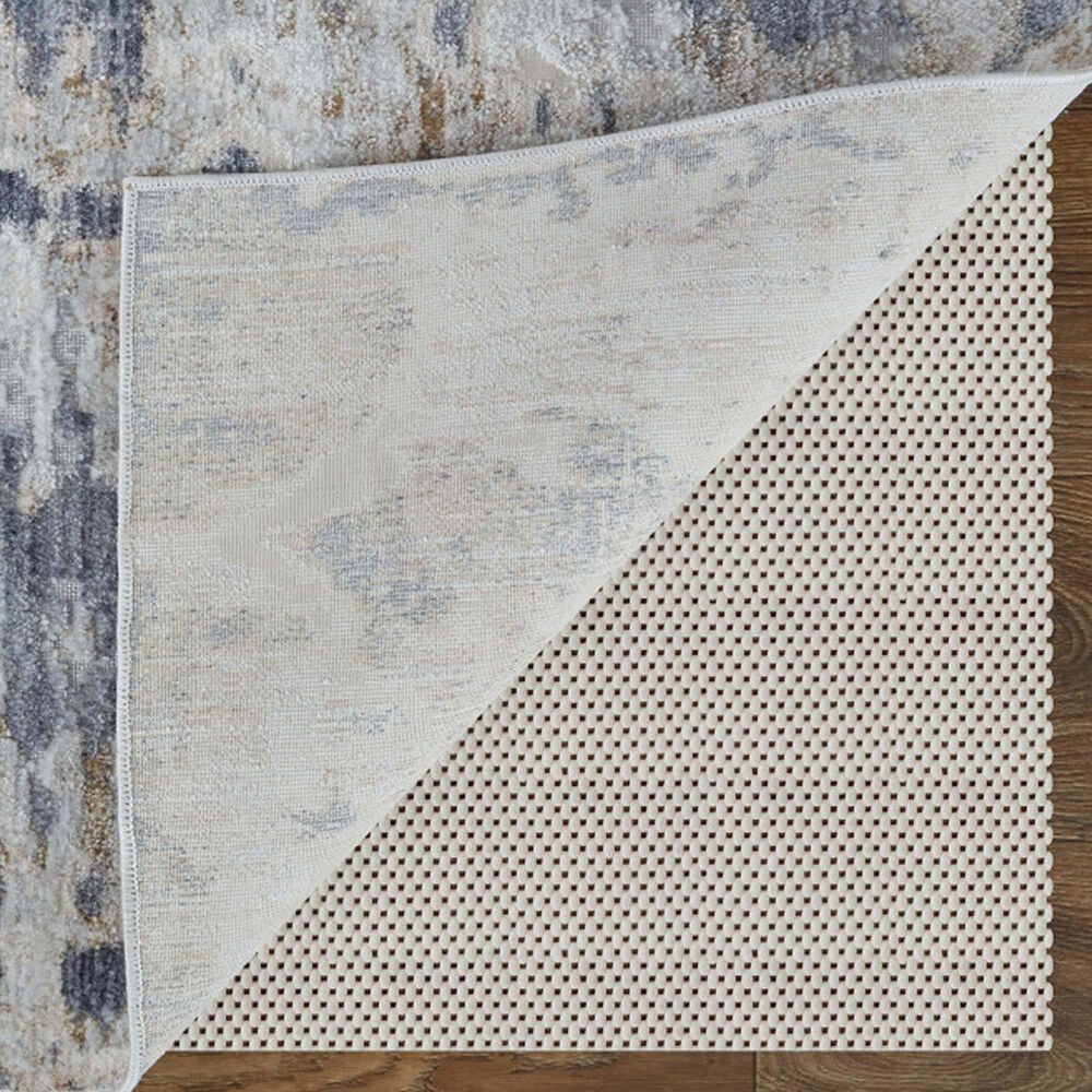 Feizy Laina 4&#39; x 6&#39; Blue and Ivory Area Rug, , large