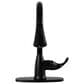 MS International AcquaLuxe Curved Pull-Down Sprayer Kitchen Sink Faucet with Deckplate in Matte Black, , large
