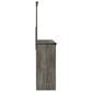 Ashley Frandern 4-Piece Twin Bookcase Bedroom Set in Rustic Warm Gray, , large
