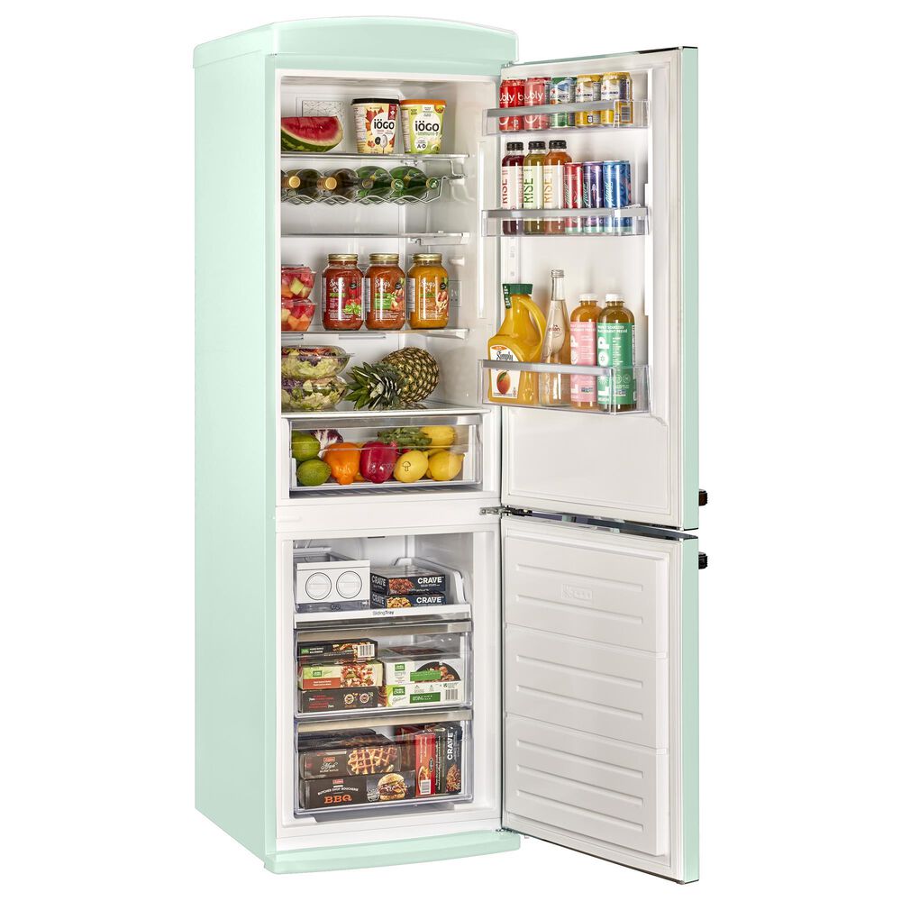 Unique Appliances Classic Retro 12 Cu. Ft. Bottom Freezer Regfrigerator In Summer Mint Green, , large