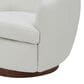 Kuka Home Swivel Accent Chair in Baja White (Set of 2), , large
