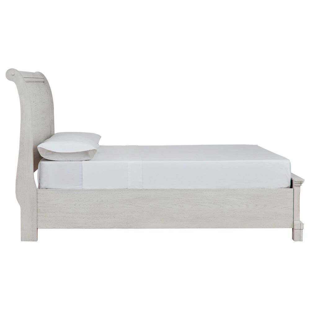 Ashley Robbinsdale Full Storage Sleigh Bed in Antique White, , large