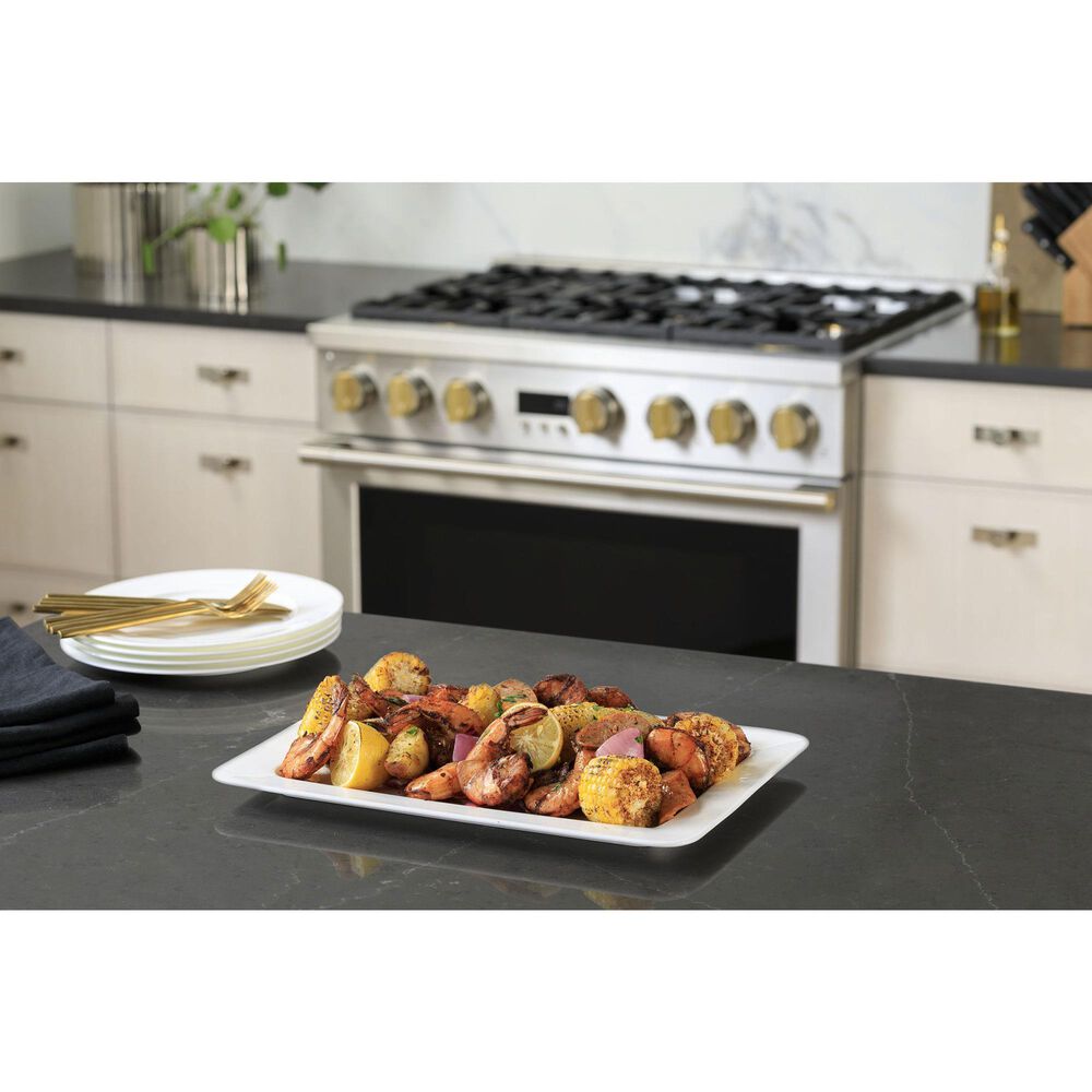 Monogram 36&quot; Dual-Fuel Professional Range with 6 Burners in Stainless Steel, , large