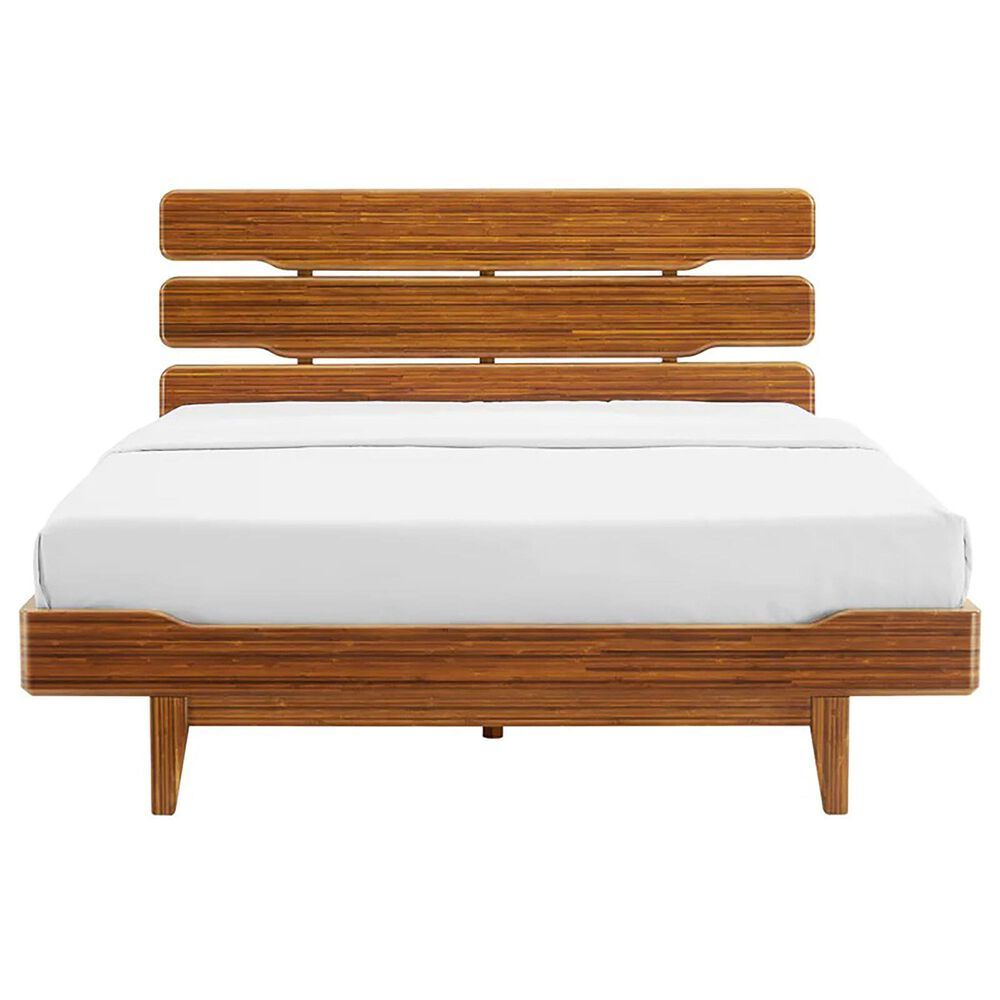 Natural Bamboo Furnishings Currant King Bedroom and Two Nightstands in Amber, , large
