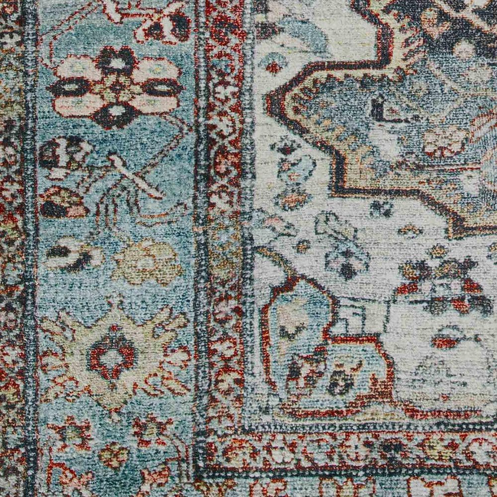 Loloi II Margot 2&#39;3&quot; x 3&#39;9&quot; Ocean and Brick Area Rug, , large