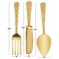 Maple and Jade 23" x 6" Wall Decor in Gold (Set of 3), , large