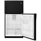 Whirlpool 21 Cu. Ft. 33" Wide Top Freezer Refrigerator in Black, , large
