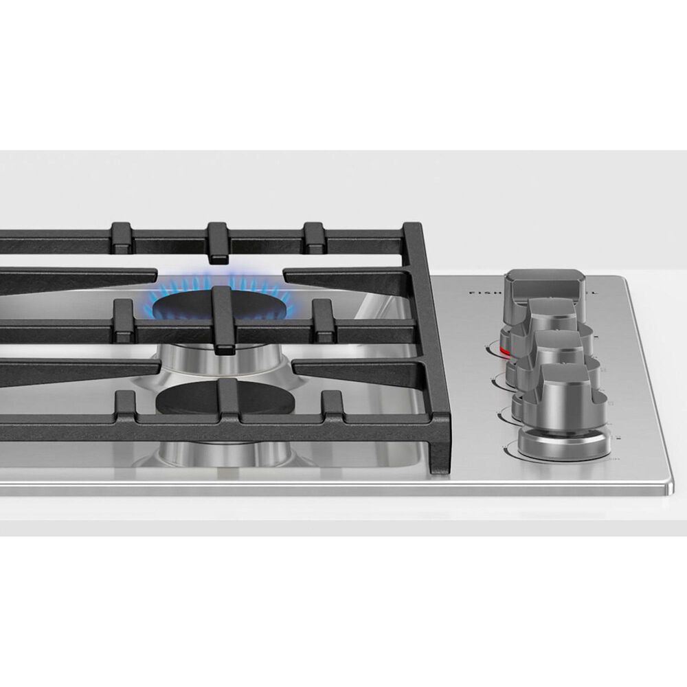 Fisher &amp; Paykel 30" Series 9 Professional Liquid Propane Cooktop in Stainless Steel, , large