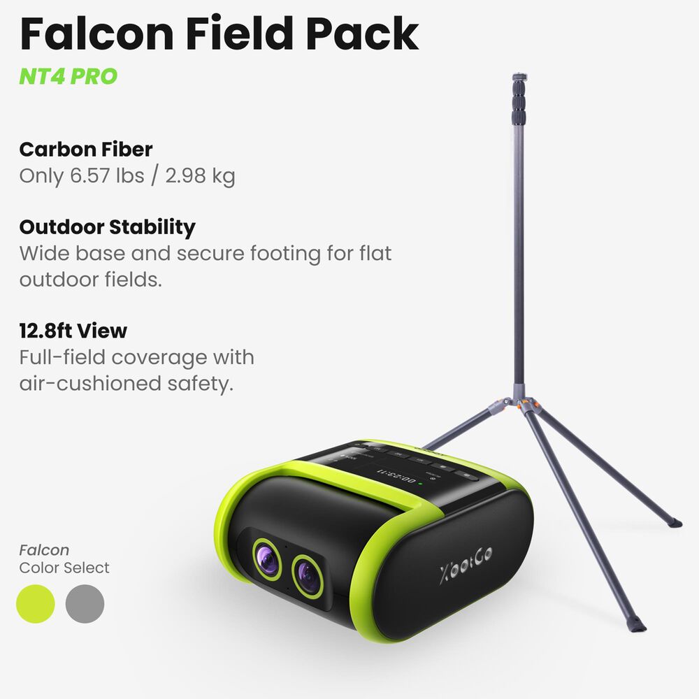 XbotGo Falcon 4K AI Action Camera in Black and Edge Green, , large