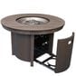Alfresco 5-Piece Firepit and Chairs in Alpaca and Dove, , large