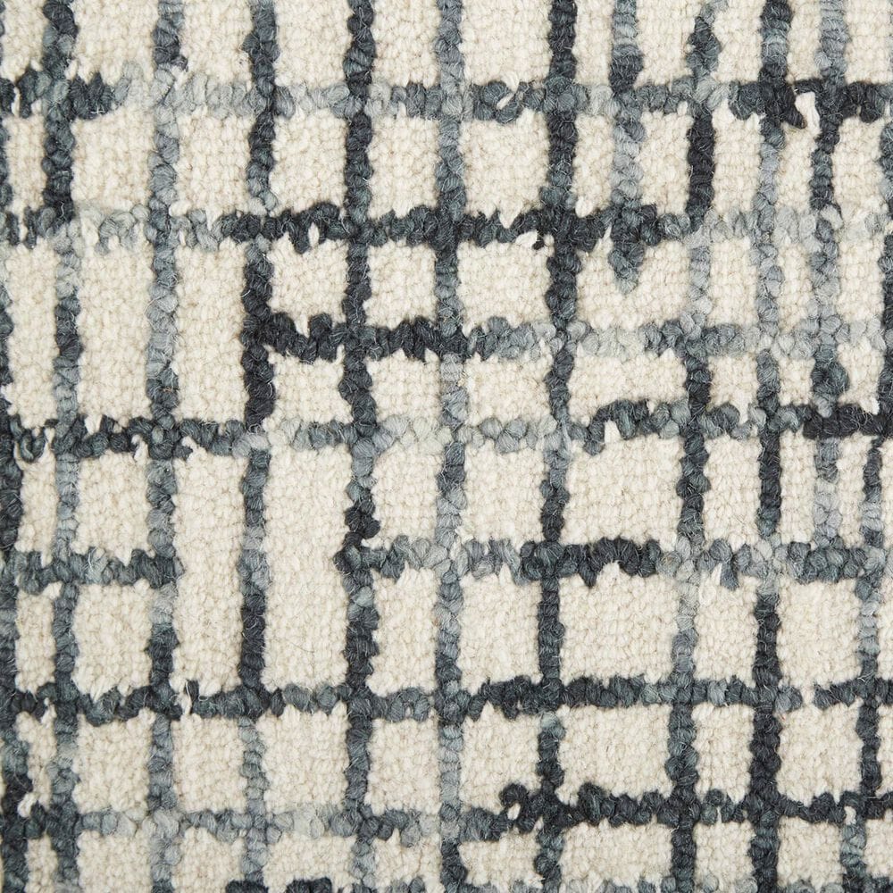 Feizy Maddox 8&#39; x 10&#39; Ivory and Charcoal Area Rug, , large