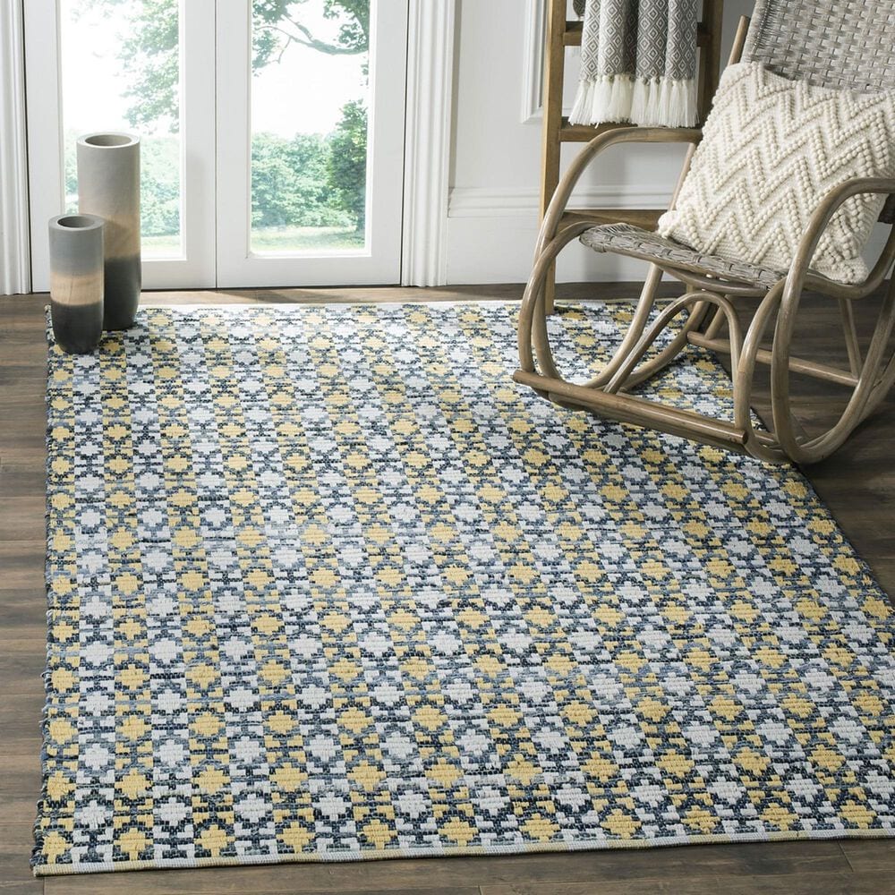 Safavieh Montauk Southwestern 6&#39; x 9&#39; Gold and Multicolor Area Rug, , large