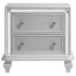 New Heritage Design Stardust 4-Piece Queen Bedroom Set in White and Silver, , large