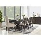 Mayberry Hill Stone Server without Hutch in Smokey Dark Ash, , large