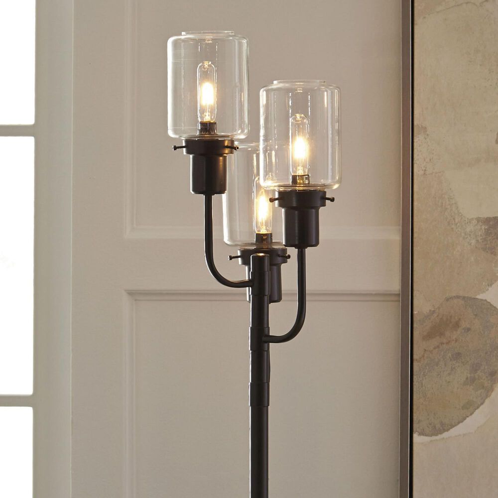 Ashley Jaak Floor Lamp in Bronze Tone, , large