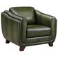 Hydeline Fremont Stationary Chair and Ottoman Set in Emerald, , large